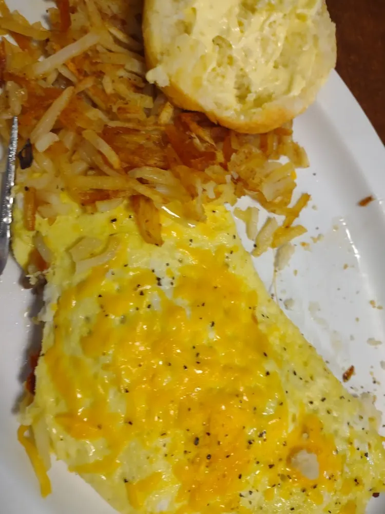 Western Omelette and Hashbrowns